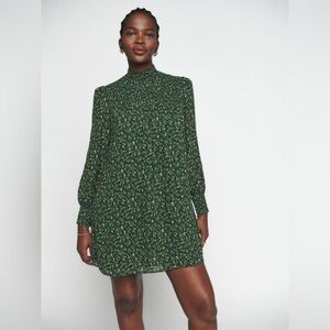 Reformation Brandi dress in coriander